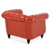1 Seater Sofa For Living Room - Orange - Image 9