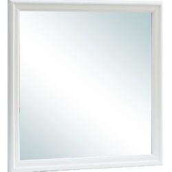 Elegant Transitional Mirror - Silver Champagne