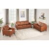 Aiden - Leather Sofa - Brown - Image 4