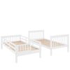 Twin Over Twin Stairway Bunk Bed With Storage And Guard Rail For Bedroom - White - Image 6