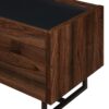Contemporary Low Profile TV Stand For TVs Up To 65" - Dark Walnut - Image 3