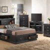 Louis Phillipe - Full Storage Bed - Black - Image 4