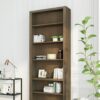 Joshua Creek - High 6 Shelf Bookcase - Barnwood - Image 7