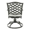 Dining Swivel Chair (Set of 2) - Cast Silver - Image 2