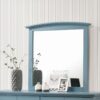 Elegant Wall Mirror - Teal - Image 6