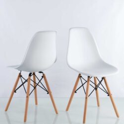Dining Room, Living Room Chair, (Set of 2) - White