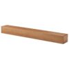 60'' Fireplace Mantel Wooden Wall Mounted Floating Shelf 8" Deep Solid Pine Wood - Natural - Image 7