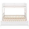 Twin Over Pull-Out Bunk Bed With Trundle - White - Image 12