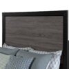 Soluto - Queen Bed - Gray / Black - Image 2