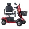 S500-Heavy Duty Mobility Scooter - Red / Black - Image 4