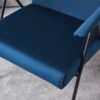 Cloth Leisure - Metal Frame Recliner, For Living Room And Bedroom - Blue - Image 15