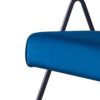 Cloth Leisure - Metal Frame Recliner, For Living Room And Bedroom - Blue - Image 10