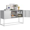 Modern Sideboard Buffet With Plenty Of Storage Space, Anti-Tilt Mechanism, Elegant Handles, Silent Magnetic Closures And Eco-Friendly Finishes For Kitchen, Dining Room, Bed Room And Living Room - White - Image 13
