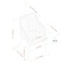 Contemporary Upholstered Woven Dining Chairs - Indigo Blue - Image 2
