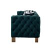 Chesterfield - Modern Tufted Velvet Living Room Sofa, 84.25''W Couch - Green - Image 9