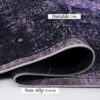 Maval - 2' X 3' Washable Area Rug - Anthracite - Image 5