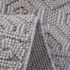 Guros - 2' X 8' Geometric Indoor / Outdoor Area Rug - White - Image 3