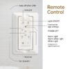 Modern Ceiling Fan With 3 Color Dimmable Light 5 ABS Blades Smart Remote Control Reversible Dc Motor For Bedroom - Black - Image 2