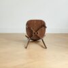 Simple Dining Chair, Solid Chair Table For Living Room Chair - Dark Natural - Image 13