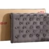Elegant Tufted Upholstered Bed - Gray - Image 6