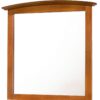 Elegant Wall Mirror - Oak - Image 2