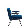Cloth Leisure - Metal Frame Recliner, For Living Room And Bedroom - Blue - Image 13
