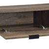 Galeno - Legs Writing Desk - Rustic Oak / Black - Image 4
