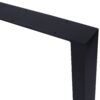 Square Table Legs 28X 24", Wide Metal Table Legs, Heavy Duty Steel Desk Legs Table Leg Dining Table Legs Coffee Desk Leg (Set of 2) - Black - Image 4