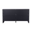 Accent Cabinet Farmhouse Style 4 Door Wooden Cabinet Sideboard Buffet Server Cabinet Storage Cabinet, For Living Room, Entryway, Hallway, Office, Kitchen And Dining Room - Antique Black - Image 10