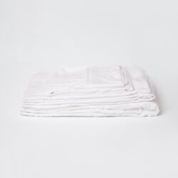 4 Piece California King Bamboo Hypoallergenic Sheet Set - White