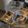 Vanity Table With LED Lights, Flip-Top Mirror And 2 Drawers, Jewelry Storage - Sleek Gray - Image 7