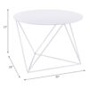 Epidia - Display & Utility Accent Table - White - Image 5