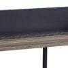 Garima - Legs Writing Desk - Rustic Oak / Black - Image 13