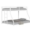 Adam - Twin Over Full Metal Bunk Bed - White Metal - Image 9