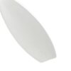 Wooden Ceiling Fan White 3 Solid Wood Blades Remote Control Reversible Dc Motor With LED Light - Matte White - Image 2