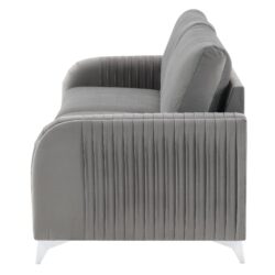 Wenona - Velvet Sofa - Gray