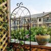 2 Pack Metal Garden Trellis Rustproof Trellis For Climbing Plants Outdoor Flower Support - Black - Image 2
