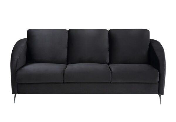 Sofia - Velvet Modern Chic Sofa Couch - Black