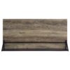 Garima - Legs Writing Desk - Rustic Oak / Black - Image 7