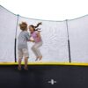 Yc 14Ft Recreational Trampolines With Enclosure For Kids And Adults With Patented Fiberglass Curved Poles Pumpkin - Pumpkin Blue - Image 17
