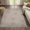 Guros - 4' X 6' Trellis Indoor / Outdoor Area Rug - Cream - Image 2