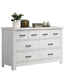 Cassini - 6 Drawer Dresser - White