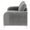 Wenona - Series 4 Pieces Living Room Set With A Coffee Table - Black / Gray - Image 9
