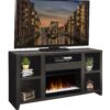 Urban Loft - Electric Fireplace TV Console For TVs Up To 70" - Mocha - Image 8