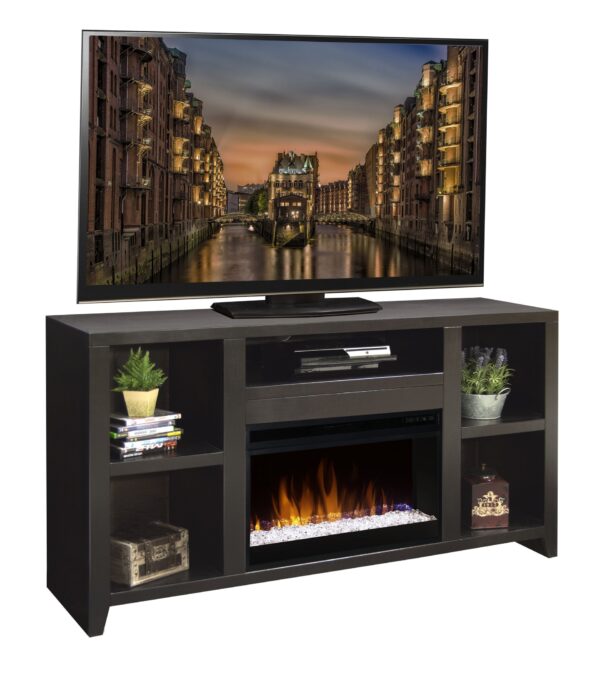 Urban Loft - Electric Fireplace TV Console For TVs Up To 70" - Mocha
