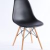 Chair, KD Leg, Plastic Seat (Set of 4) - Black - Image 10