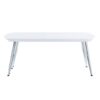 Patina - Coffee Table - White / Chrome - Image 5