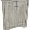 Triangle Bathroom Storage Cabinet With Adjustable Shelves, Freestanding Floor Cabinet For Home Kitchen - Oak - Image 27