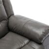 2 Seater Home Theater Recliner Manual Recliner Chair With A Storage Box And Two Cup Holders For Living Room - Gray - Image 23