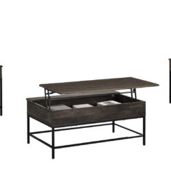 Cliff - 3 Piece Lift Top Coffee And End Table (Set of 2) - Brown
